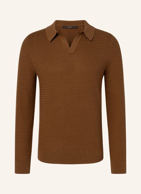Knitted polo shirt