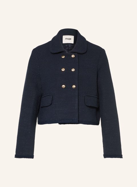 Boxy jacket, gold buttons